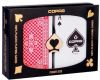 Copag Pinochle 100% Plastic Playing Cards -  Pinochle, Regular Index, Red/Blue 2 Deck Set